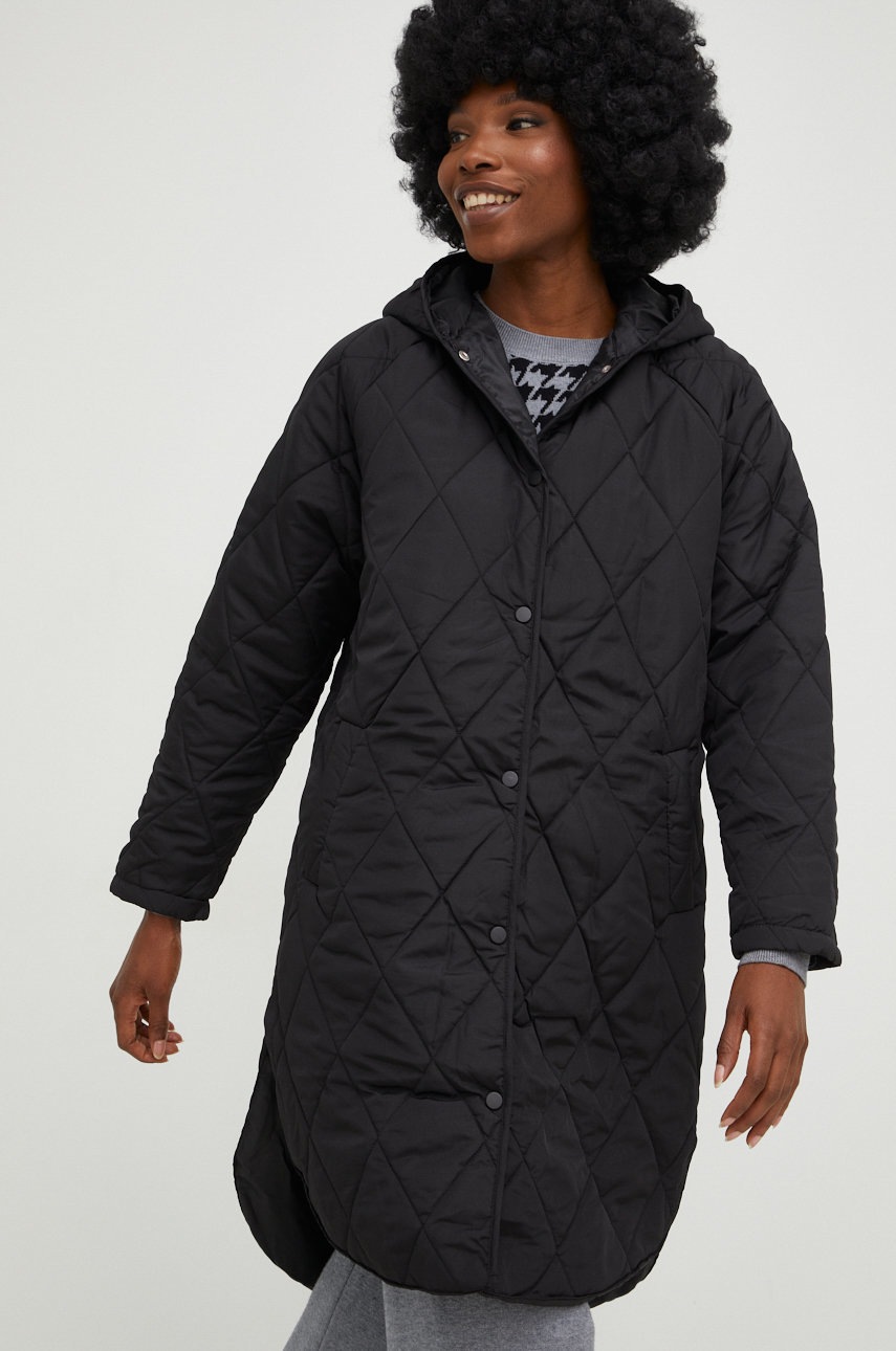 

Куртка Answear Lab жіноча колір чорний перехідна oversize