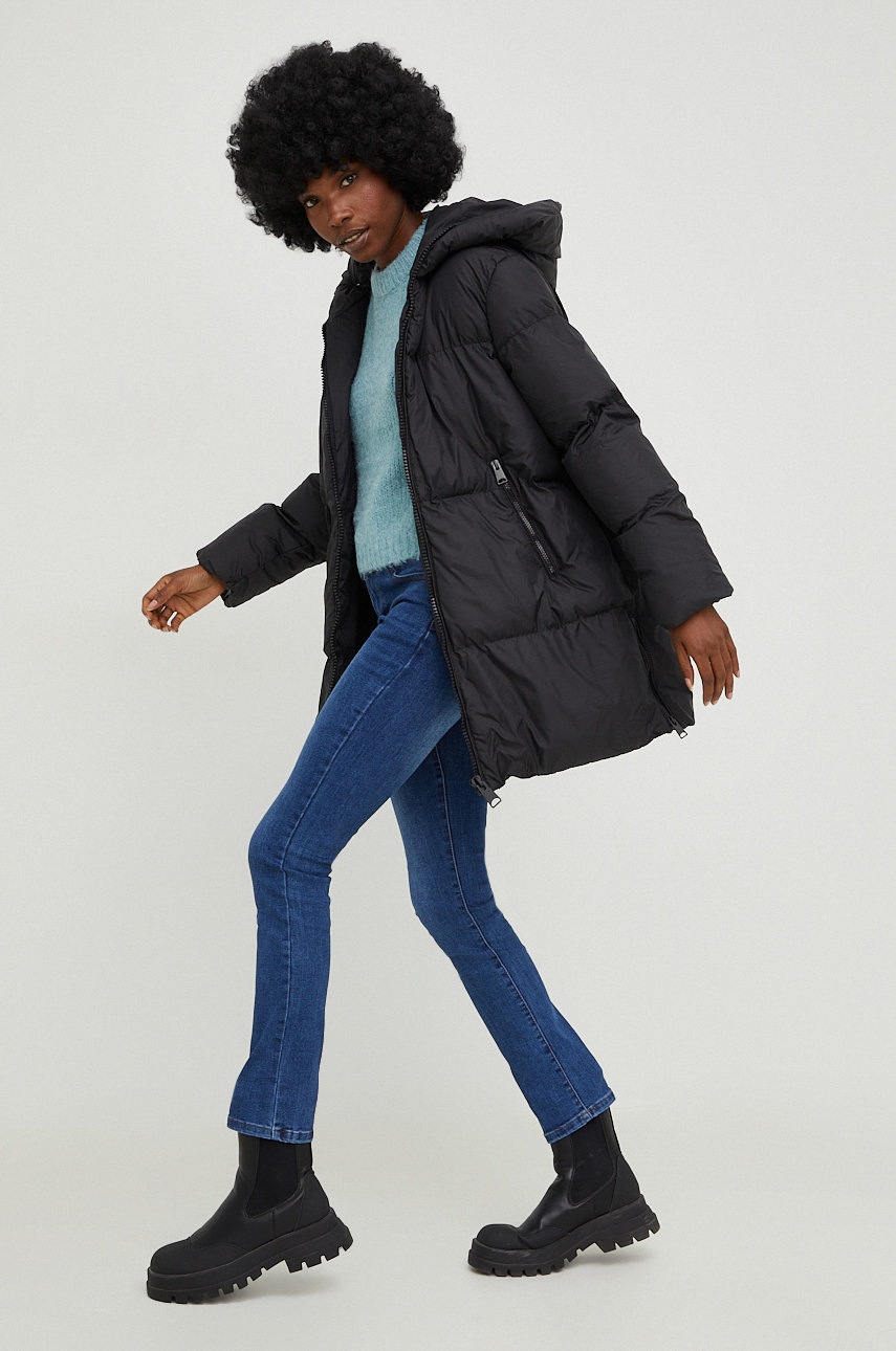 

Куртка Answear Lab женская цвет чёрный зимняя oversize