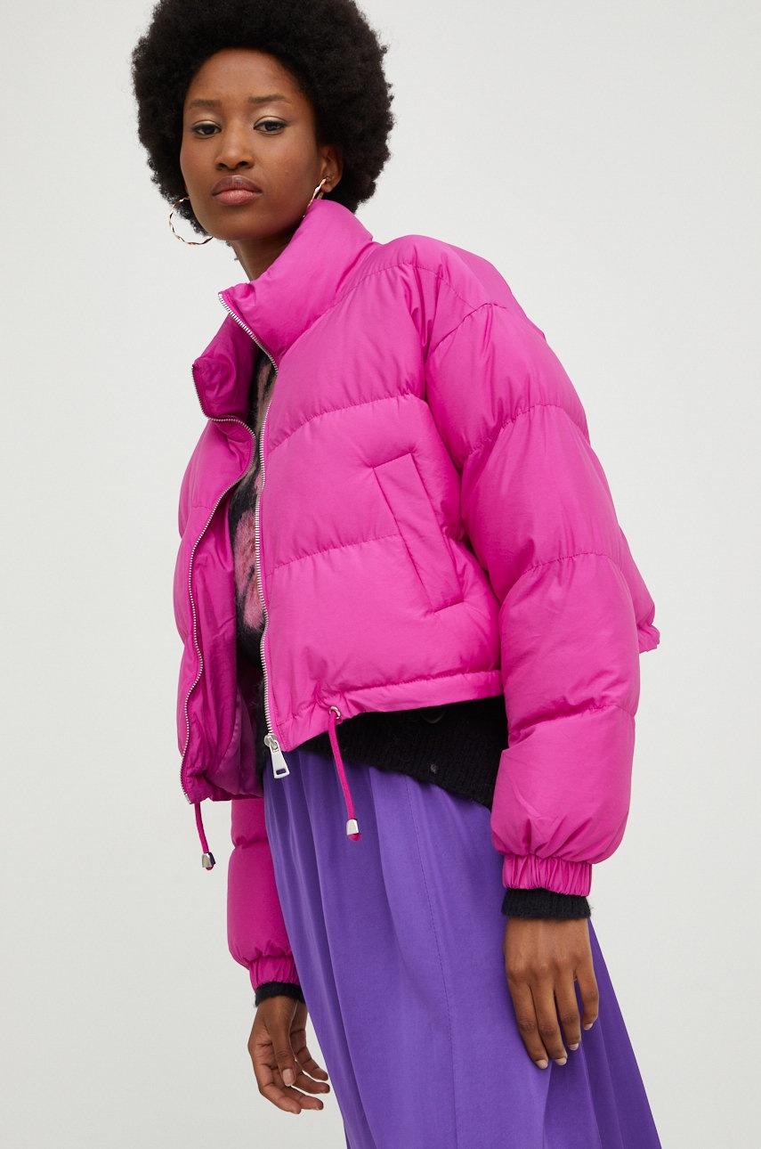 

Куртка Answear Lab женская цвет розовый зимняя oversize