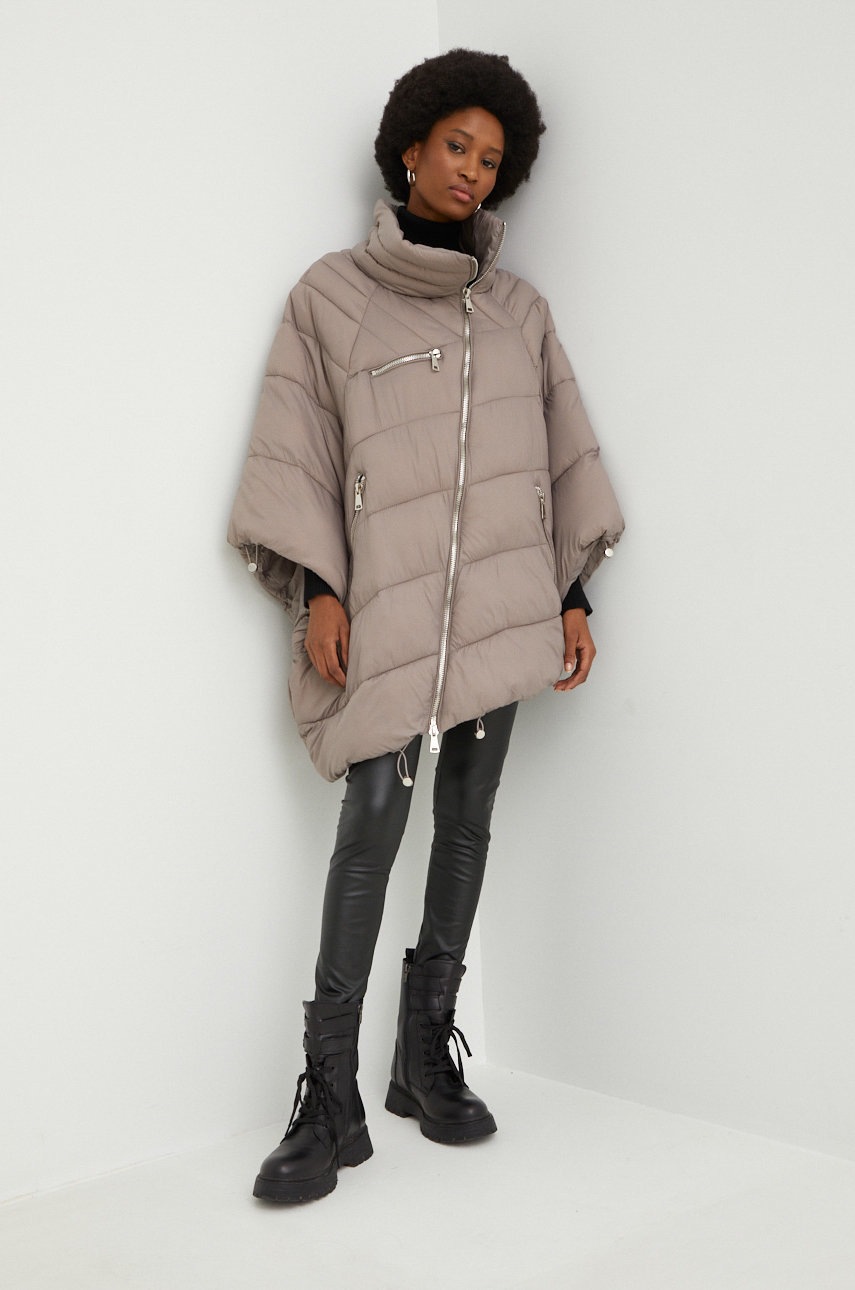 

Куртка Answear Lab женская цвет бежевый зимняя oversize
