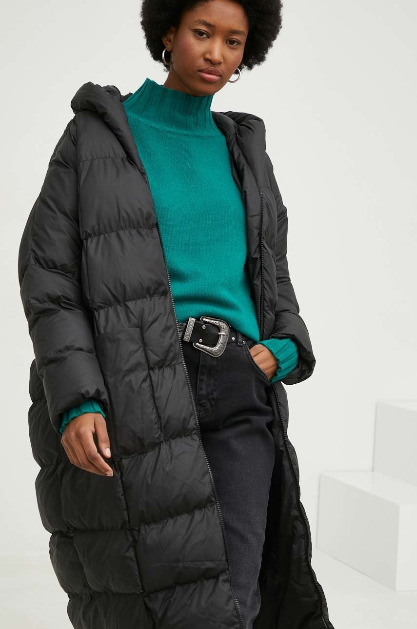 

Куртка Answear Lab жіноча колір чорний зимова oversize
