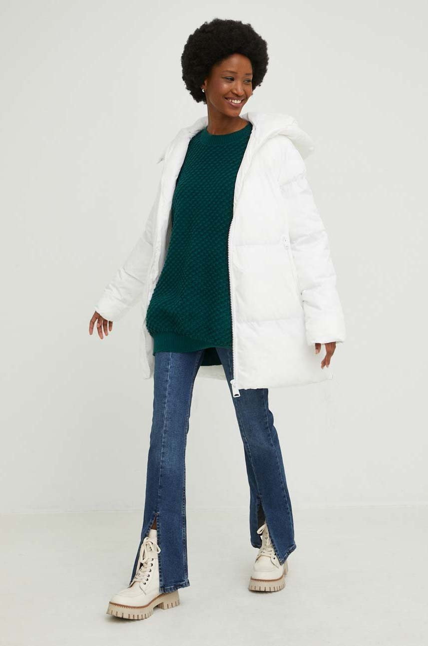 

Куртка Answear Lab женская цвет белый зимняя oversize