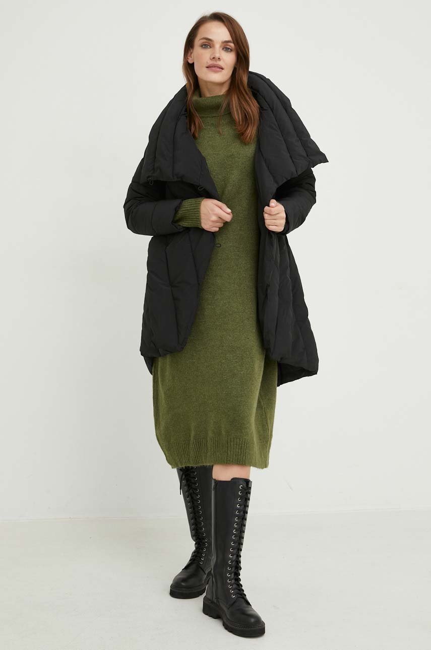 

Куртка Answear Lab жіноча колір чорний зимова oversize