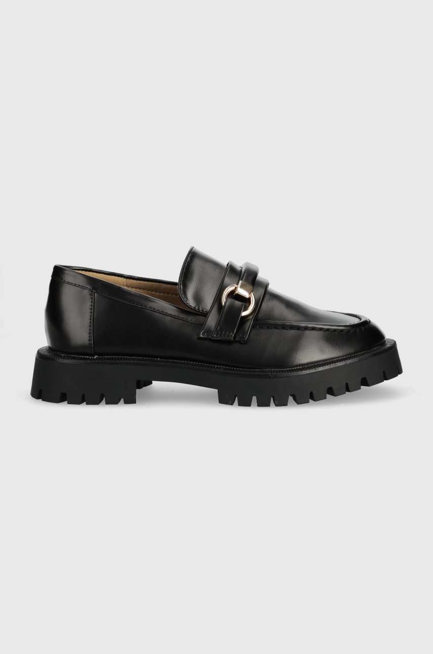 Answear Lab Mocasini Femei, Culoarea Negru, Cu Platforma