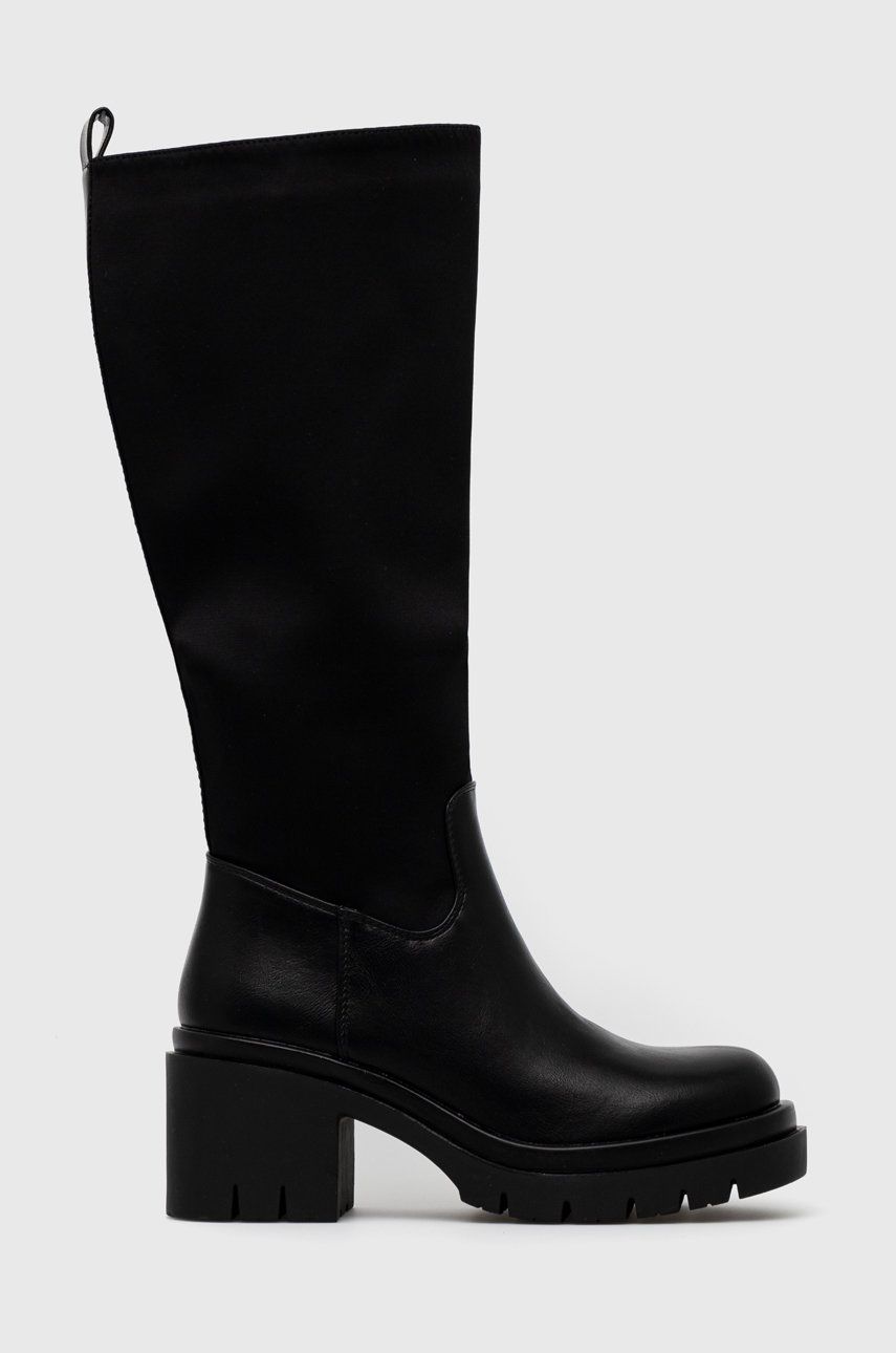 Answear Lab cizme femei, culoarea negru, cu toc drept Answear Lab imagine noua