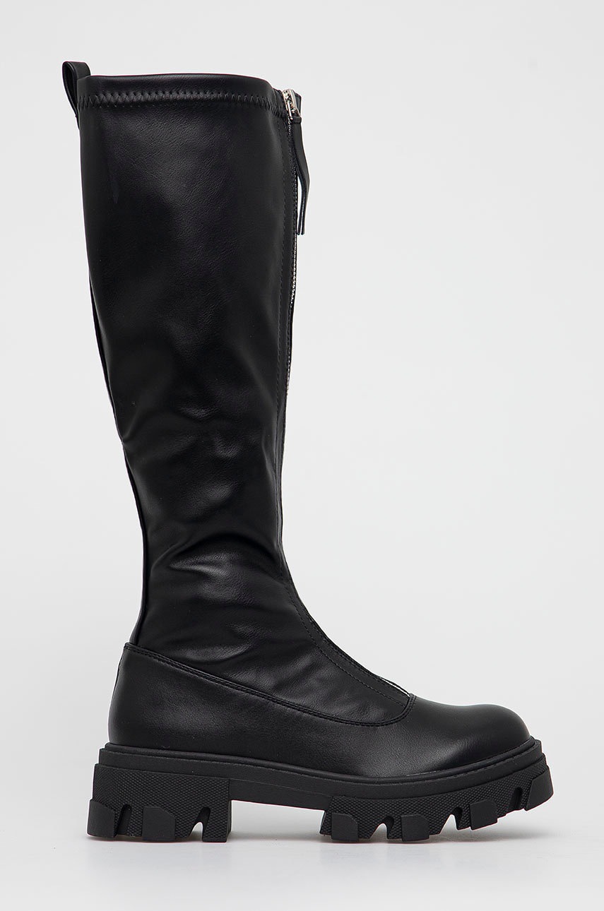 

Ботуши Answear Lab в черно с платформа, Черен