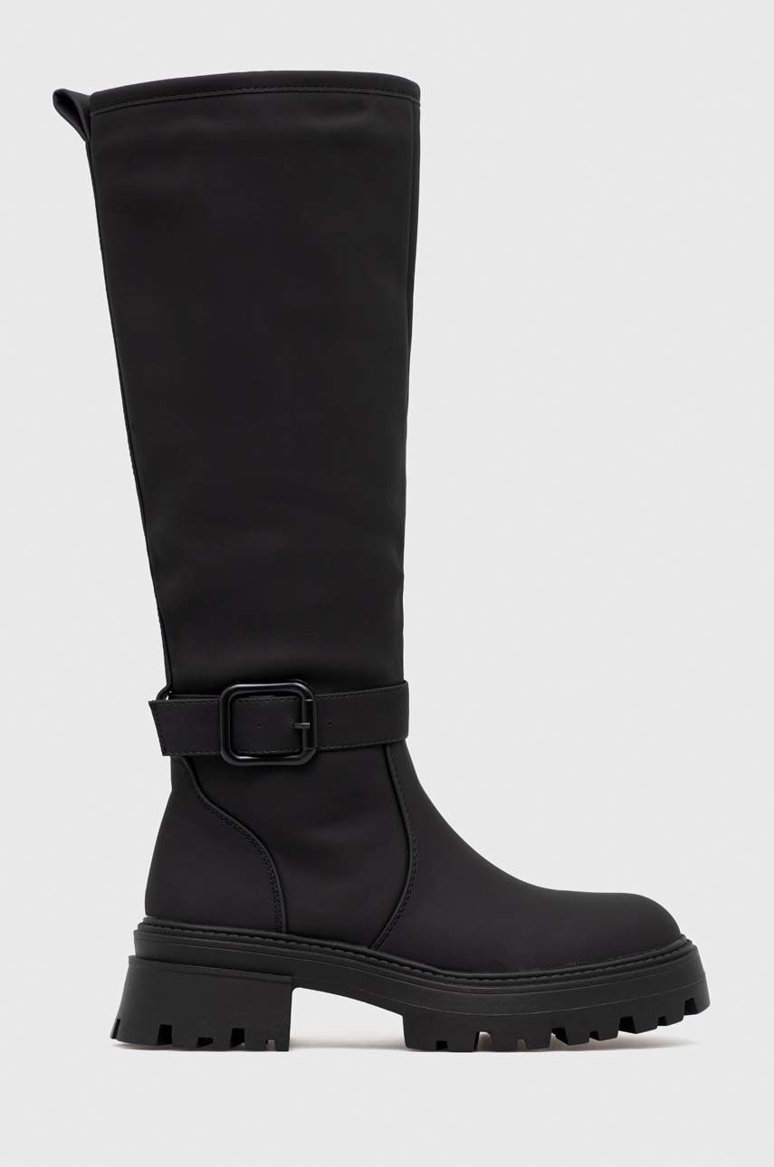 Answear Lab cizme femei, culoarea negru, cu platforma, izolare usoara Answear 2023-03-24