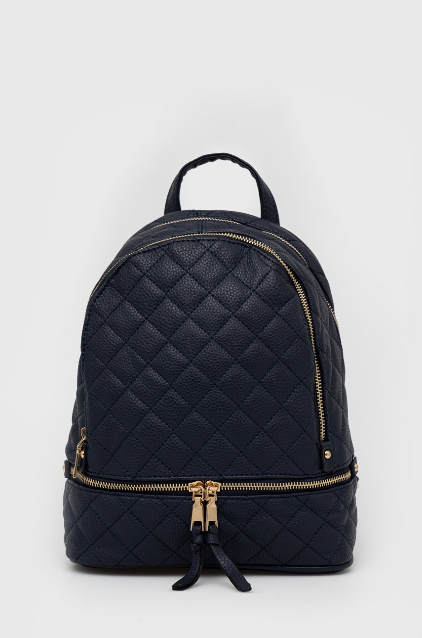 

Раница Answear Lab в тъмносиньо малък размер с изчистен дизайн, Тъмносин