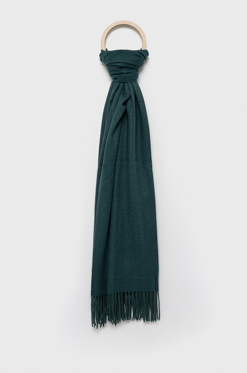 

Кашмирен шал Answear Lab Cashmere Blend в зелено, Зелен