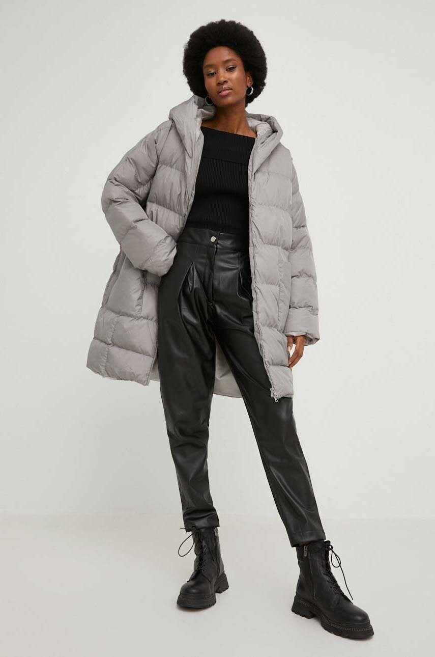 

Брюки Answear Lab женские цвет чёрный chinos высокая посадка