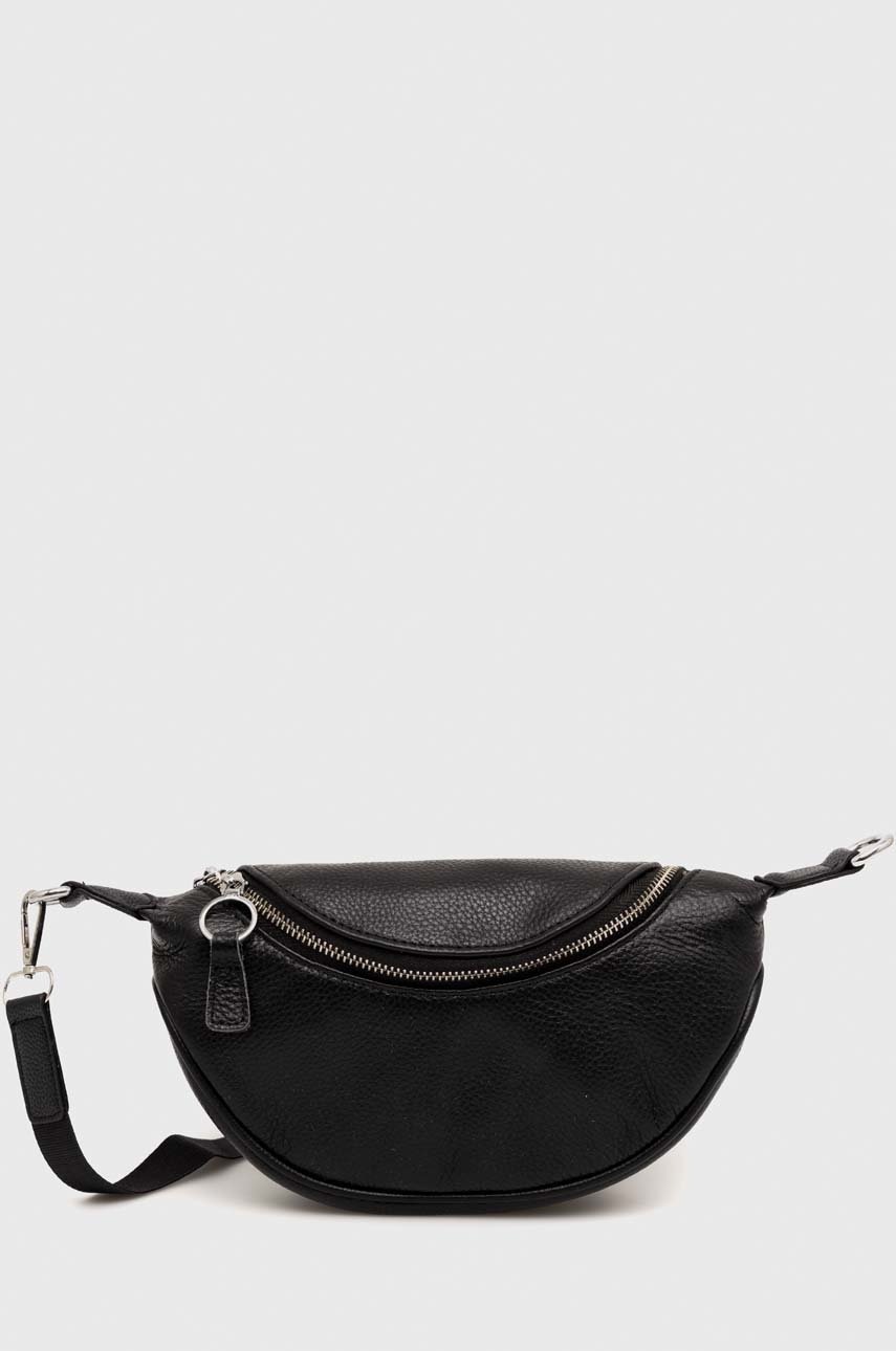 

Кожена чанта Answear Lab в черно, Черен