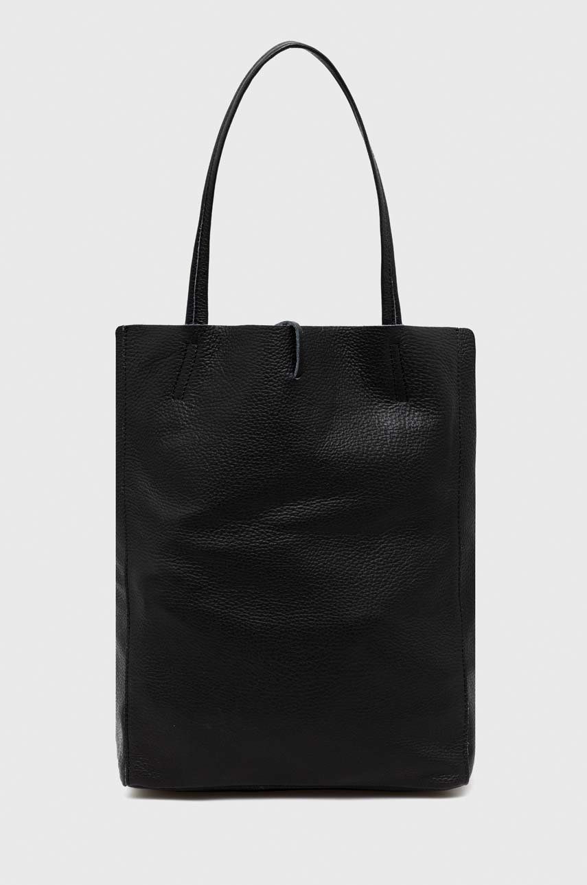

Кожаная сумочка Answear Lab цвет чёрный