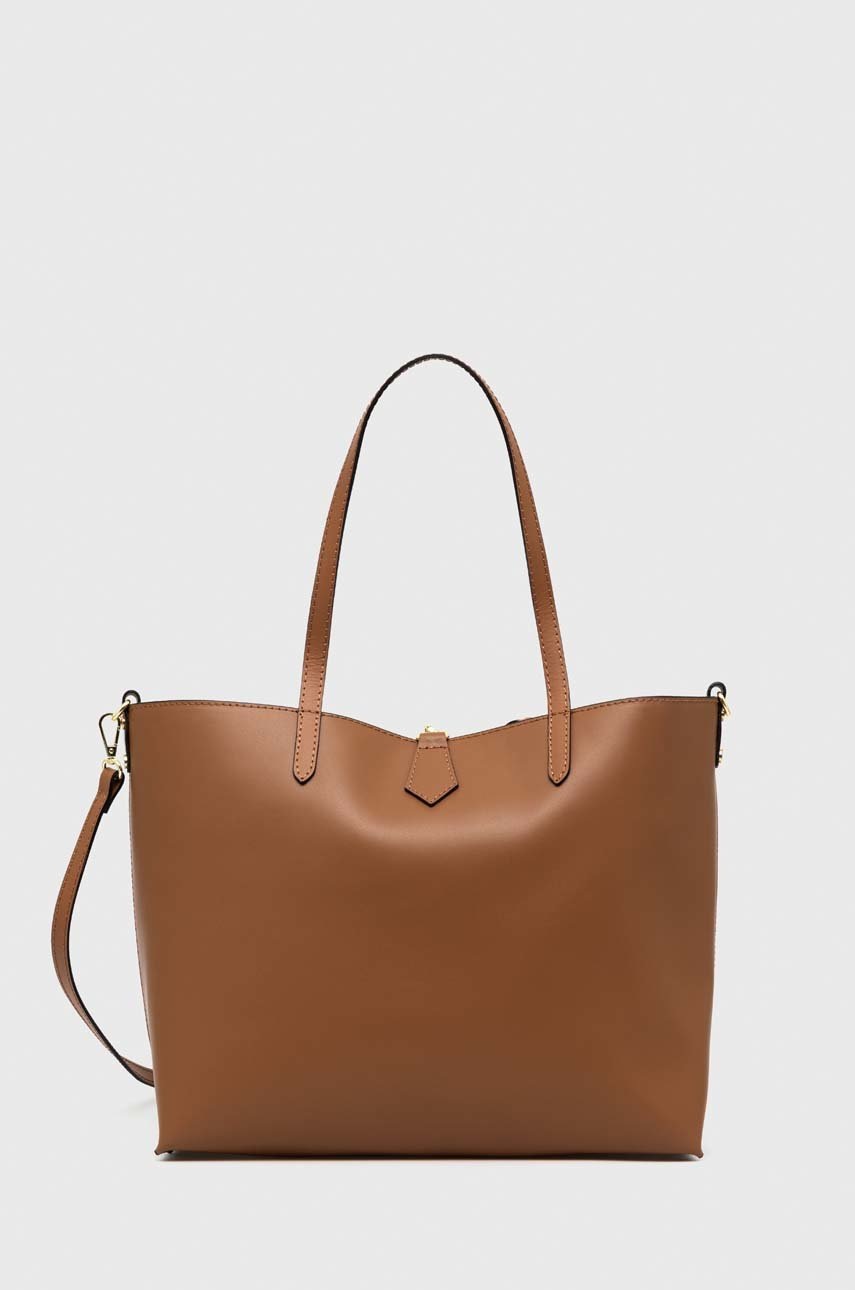 

Кожена чанта Answear Lab в кафяво, Кафяв