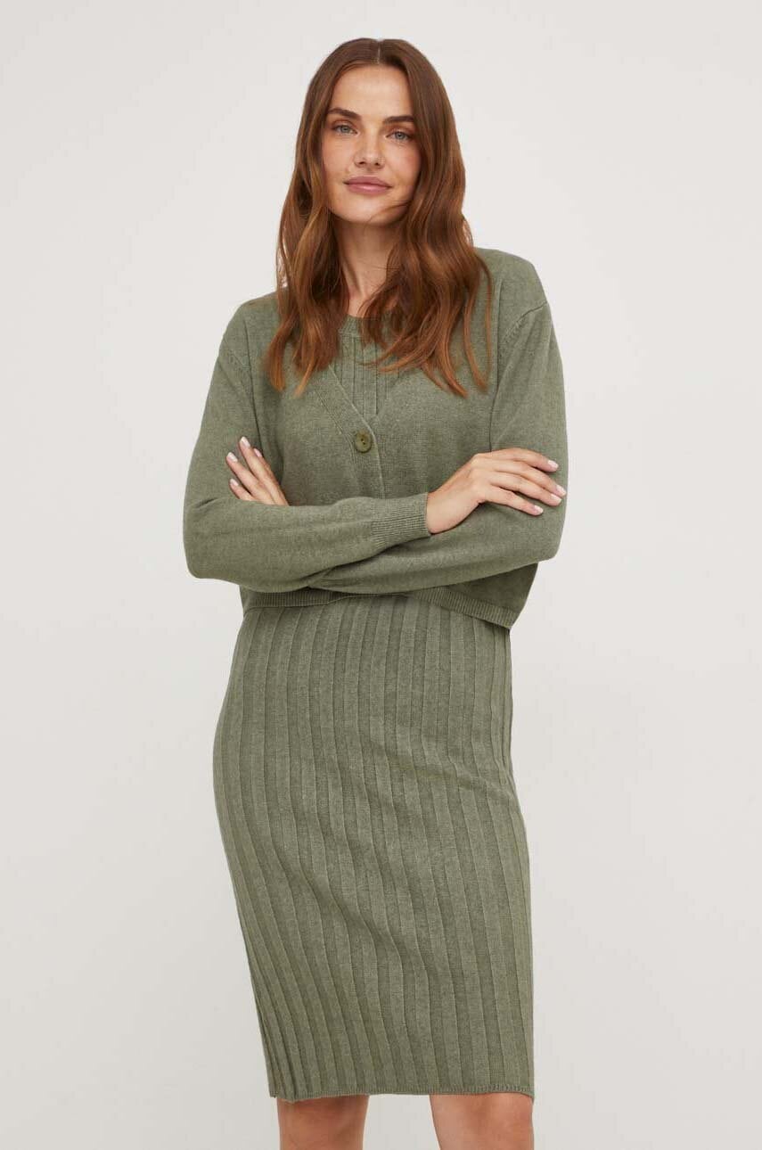 Answear Lab compleu femei, culoarea verde