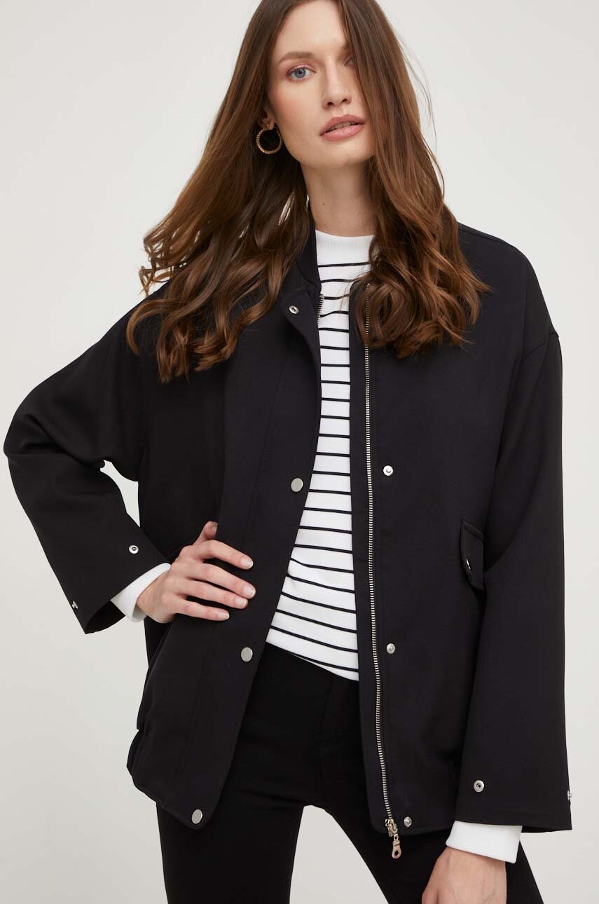 

Куртка Answear Lab женская цвет чёрный переходная oversize