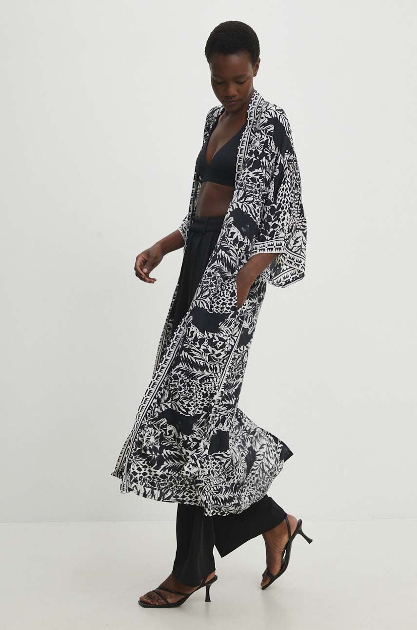 Kimono Answear Lab černá barva