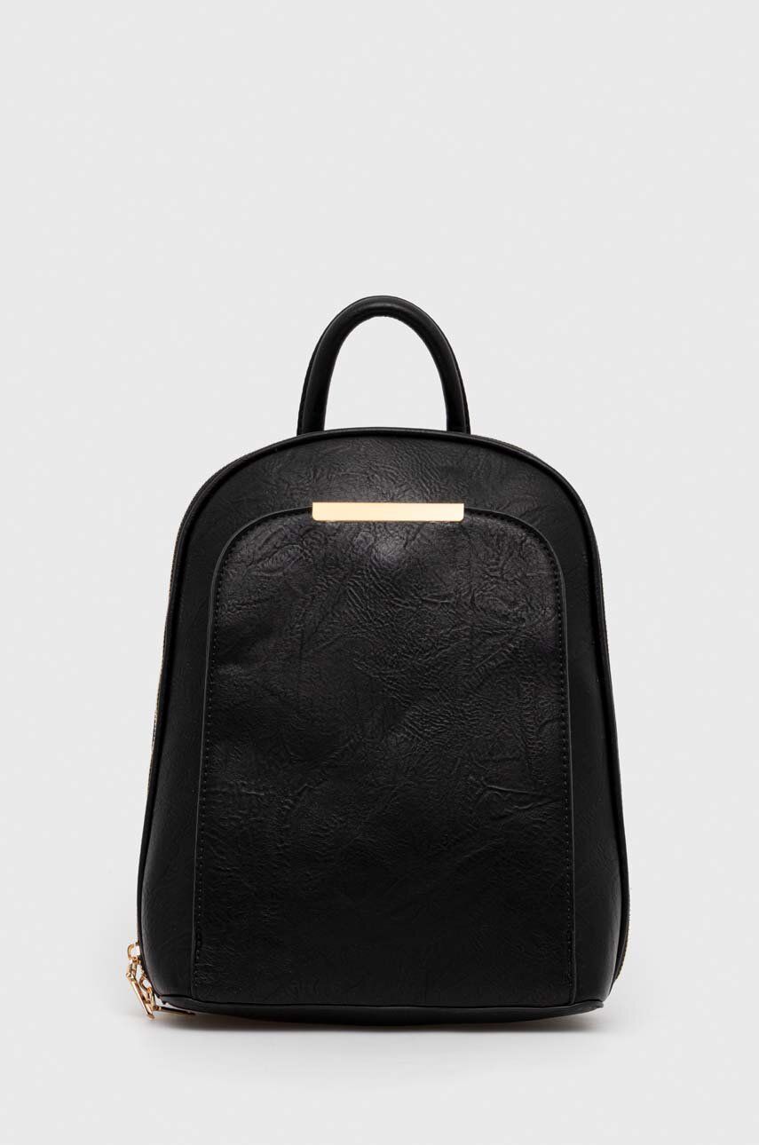 Answear Lab rucsac femei, culoarea negru, mic, neted