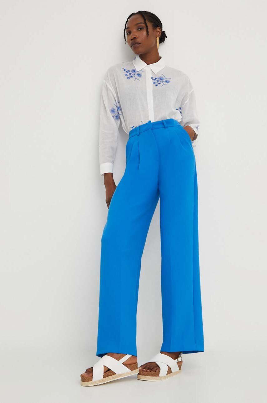 Answear Lab Pantaloni Femei, Drept, High Waist