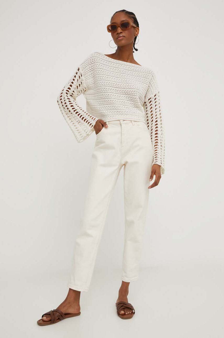 Answear Lab pulover femei, culoarea bej, light image10
