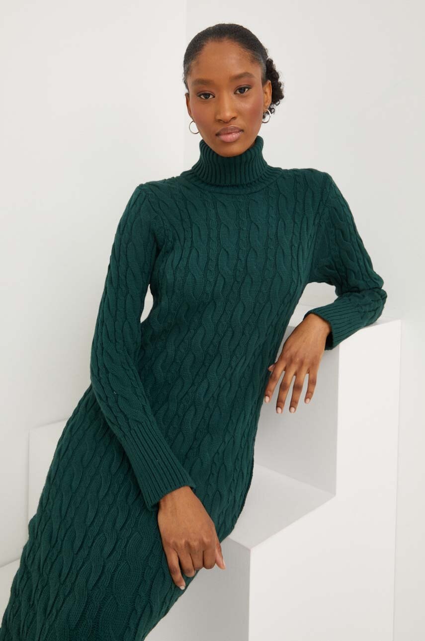 Answear Lab Rochie Culoarea Verde