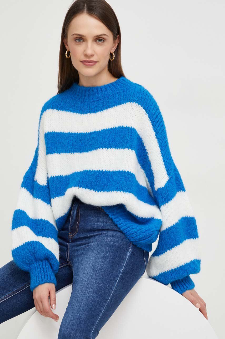 Answear Lab pulover de lana cu turtleneck
