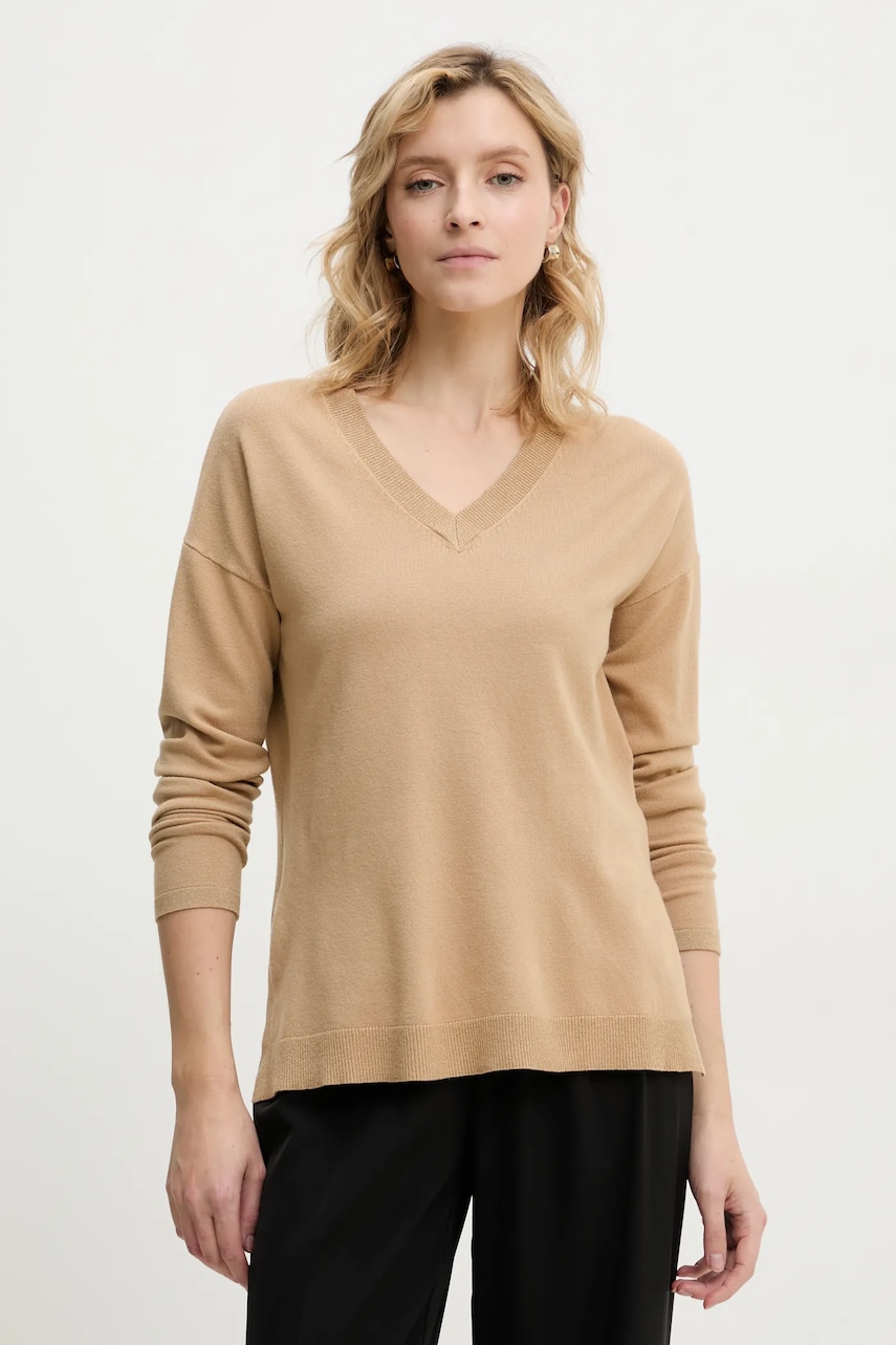 Answear Lab pulover femei, culoarea maro, light