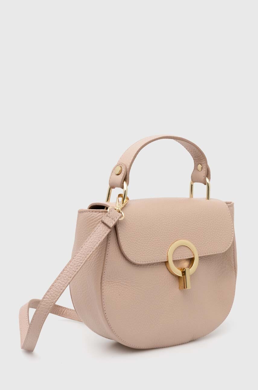 Δερμάτινη τσάντα Answear.LAB χρώμα: ροζ φωτογραφία