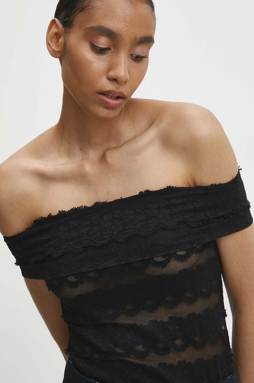 Answear Lab body femei, culoarea negru, modelator