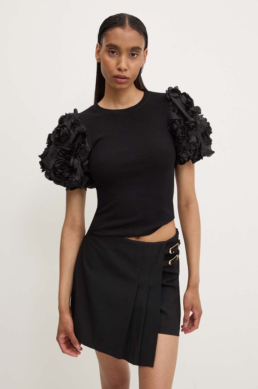 Answear Lab bluza femei, culoarea negru, neted