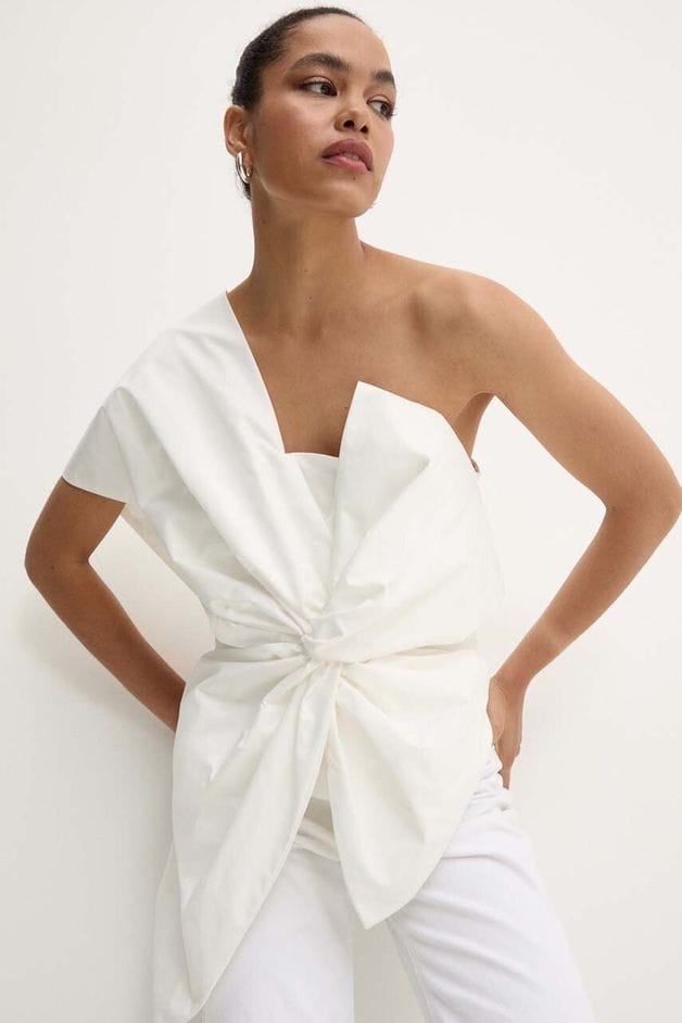 Answear Lab bluza femei, culoarea alb, neted Answear Lab bluza femei, culoarea alb, neted