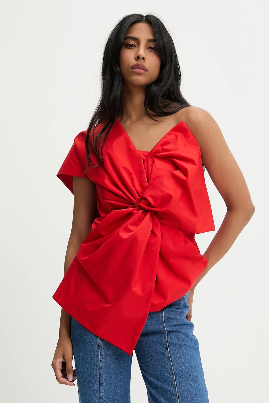 Answear Lab bluza culoarea alb, neted