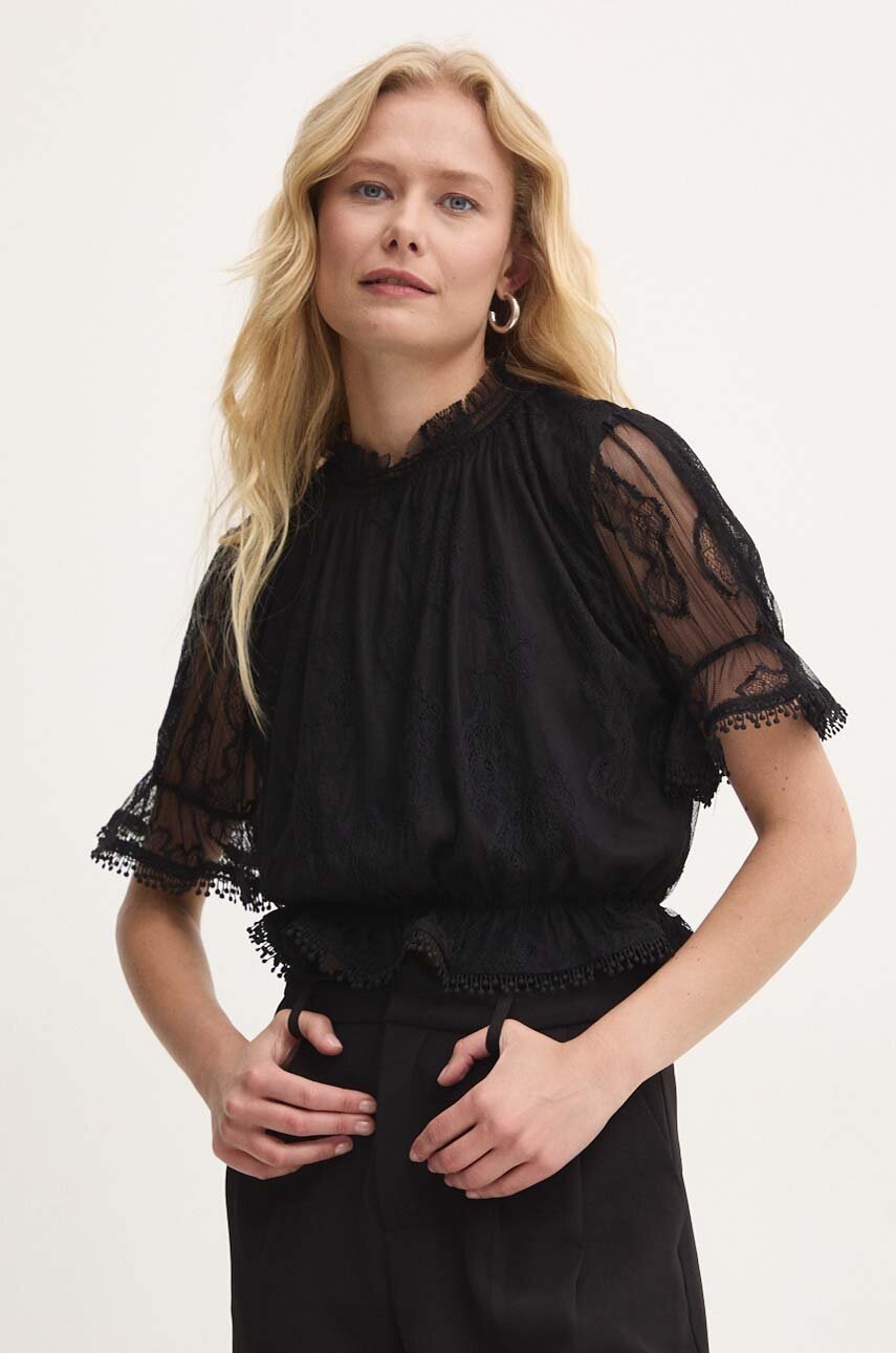 Answear Lab bluza femei, culoarea negru