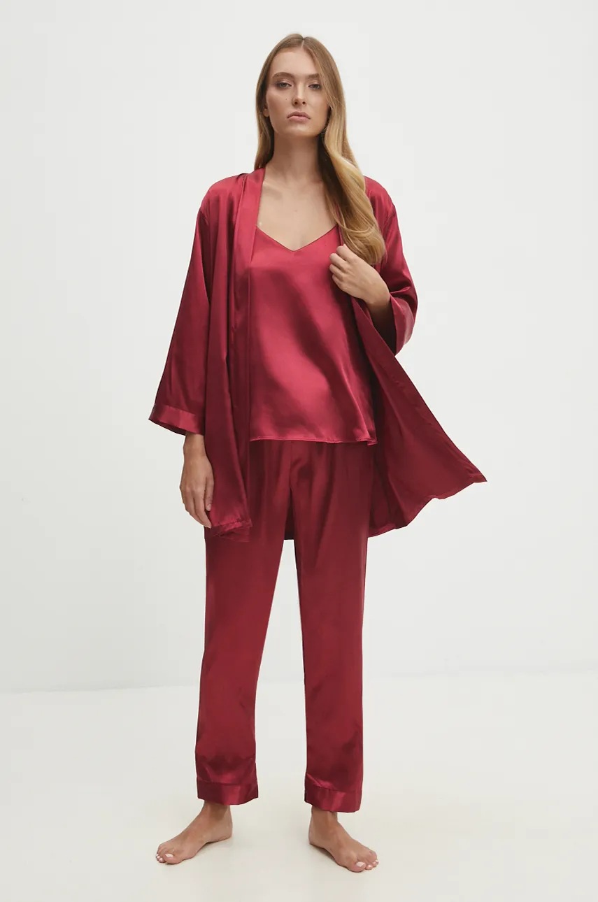

Комплект пижама Answear Lab в бордо