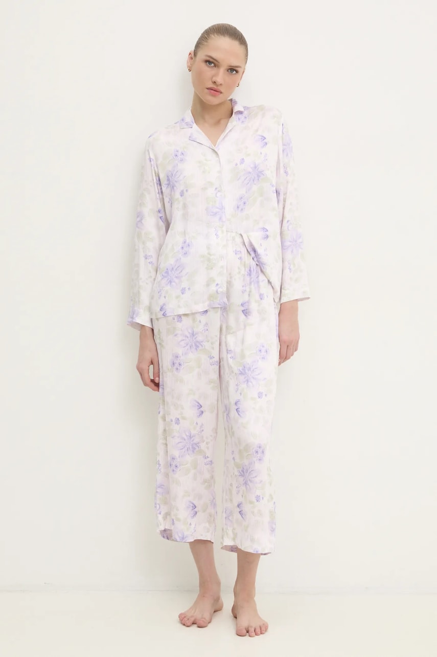 Answear Lab pijama femei, culoarea violet Answear Lab pijama femei, culoarea violet