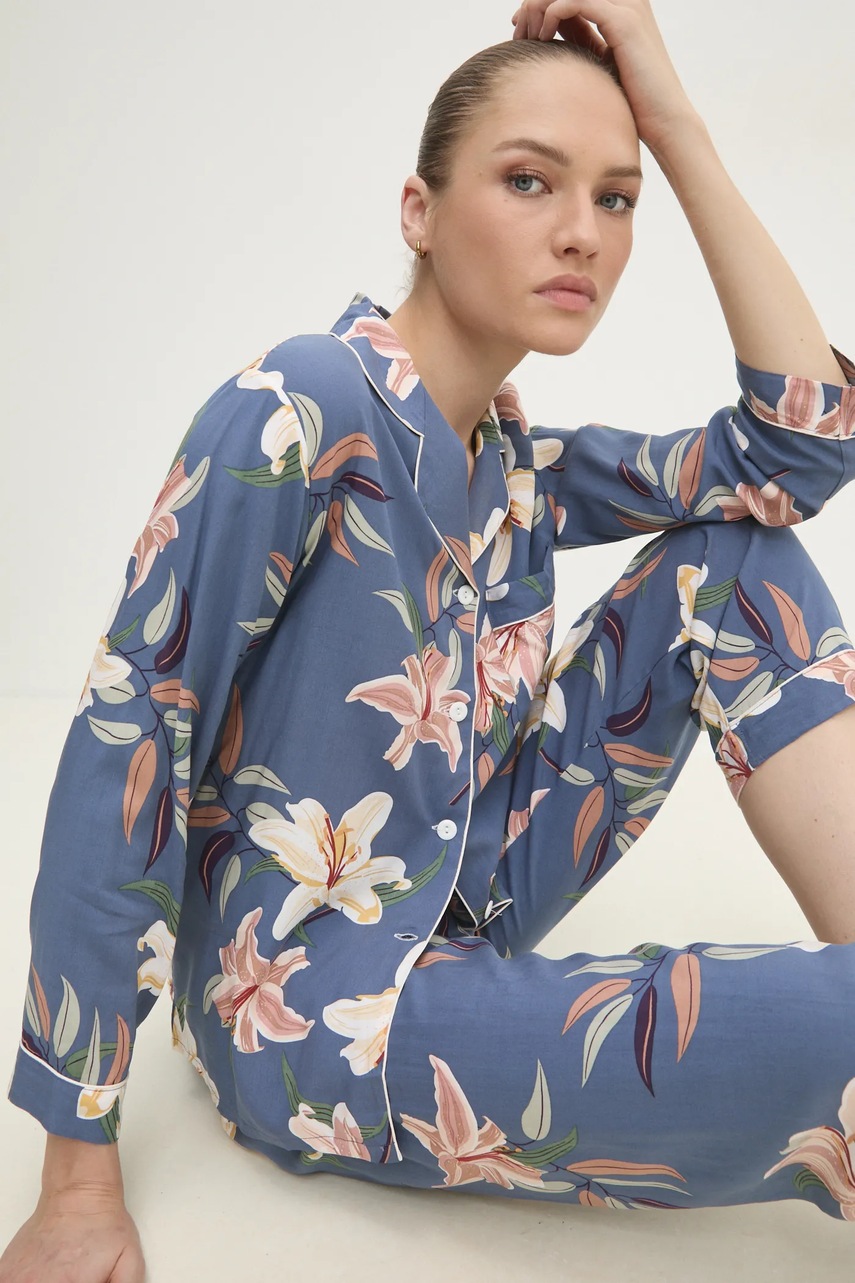 

Пижама Answear Lab дамска в синьо, Син