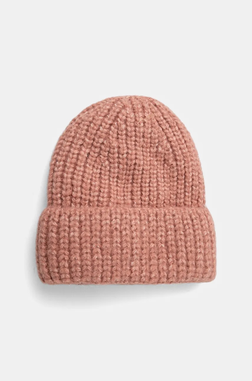 Answear Lab caciula culoarea roz, din tricot gros Answear Lab caciula culoarea roz, din tricot gros