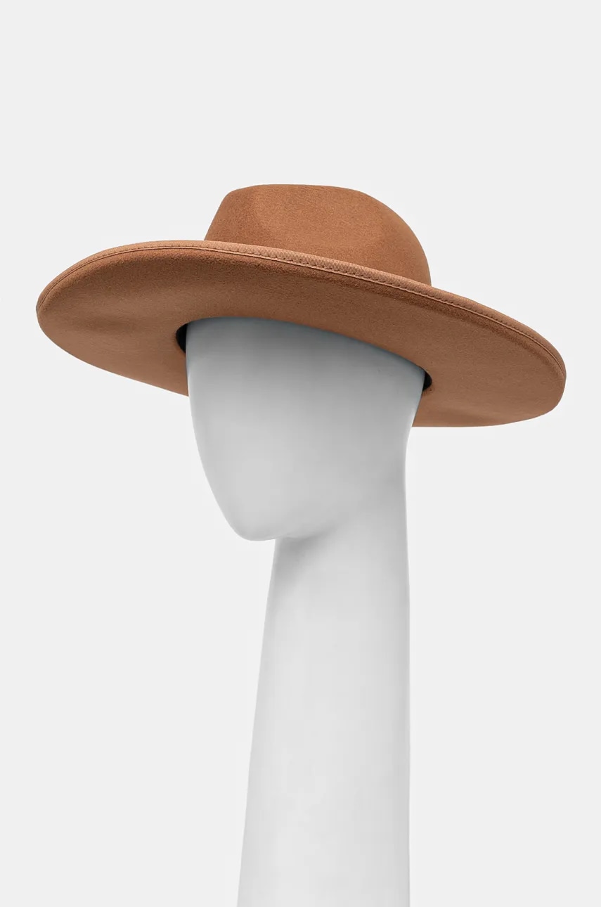 Шляпа Answear Lab цвет коричневый Шляпа Answear Lab цвет коричневый