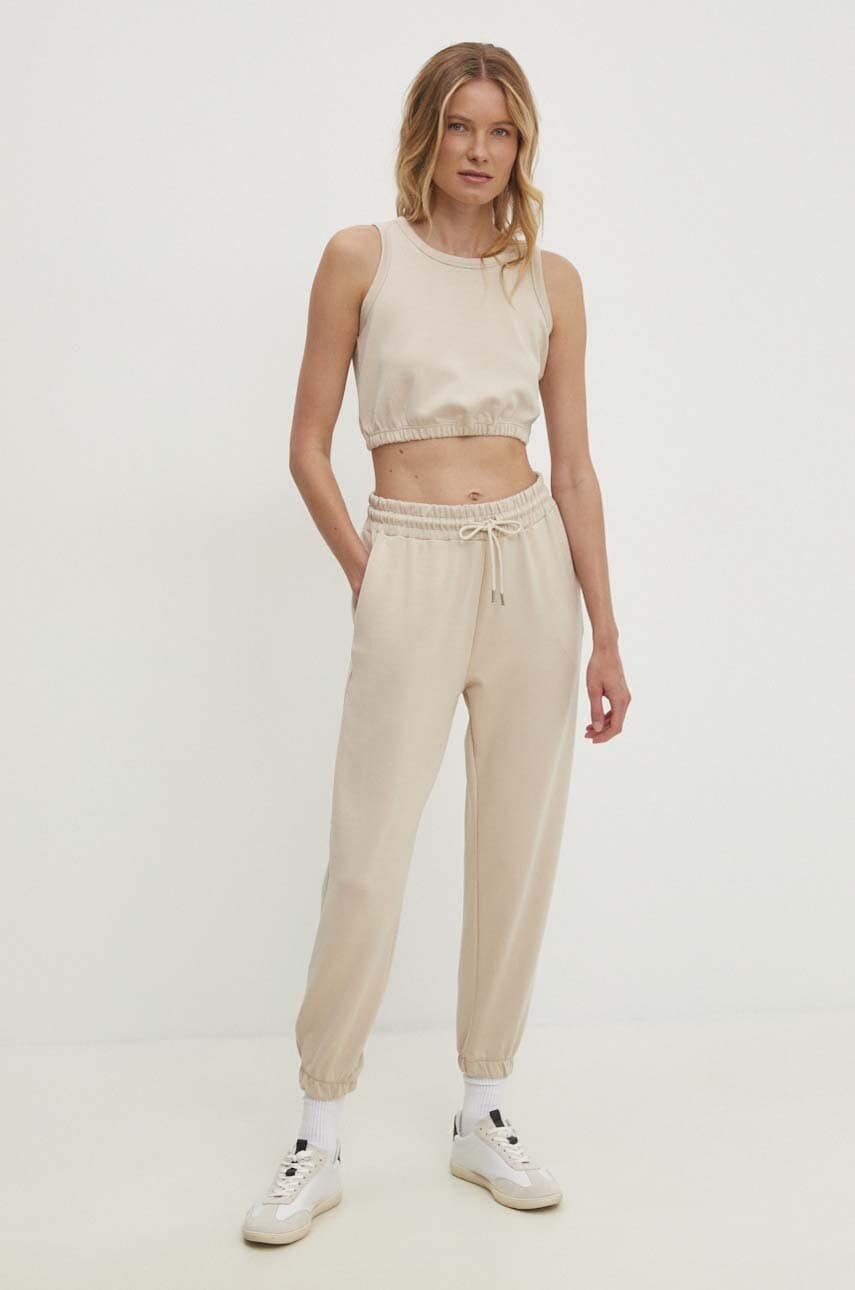 Answear Lab compleu femei, culoarea bej Answear Lab compleu femei, culoarea bej