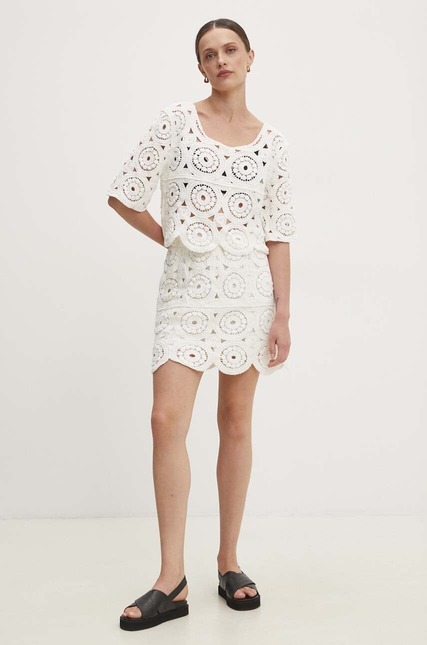 Answear Lab compleu femei, culoarea alb Answear Lab compleu femei, culoarea alb