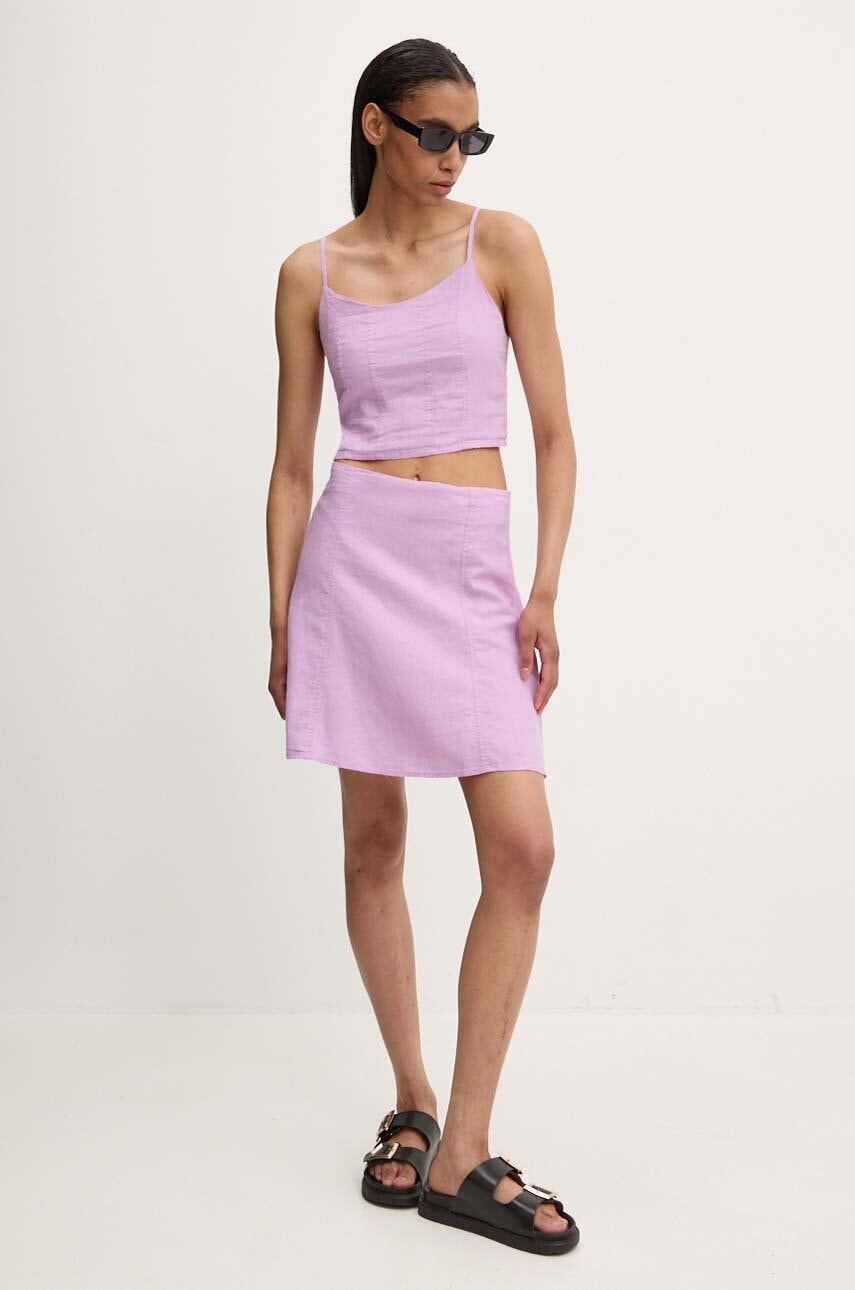 Answear Lab set de lenjerie culoarea violet