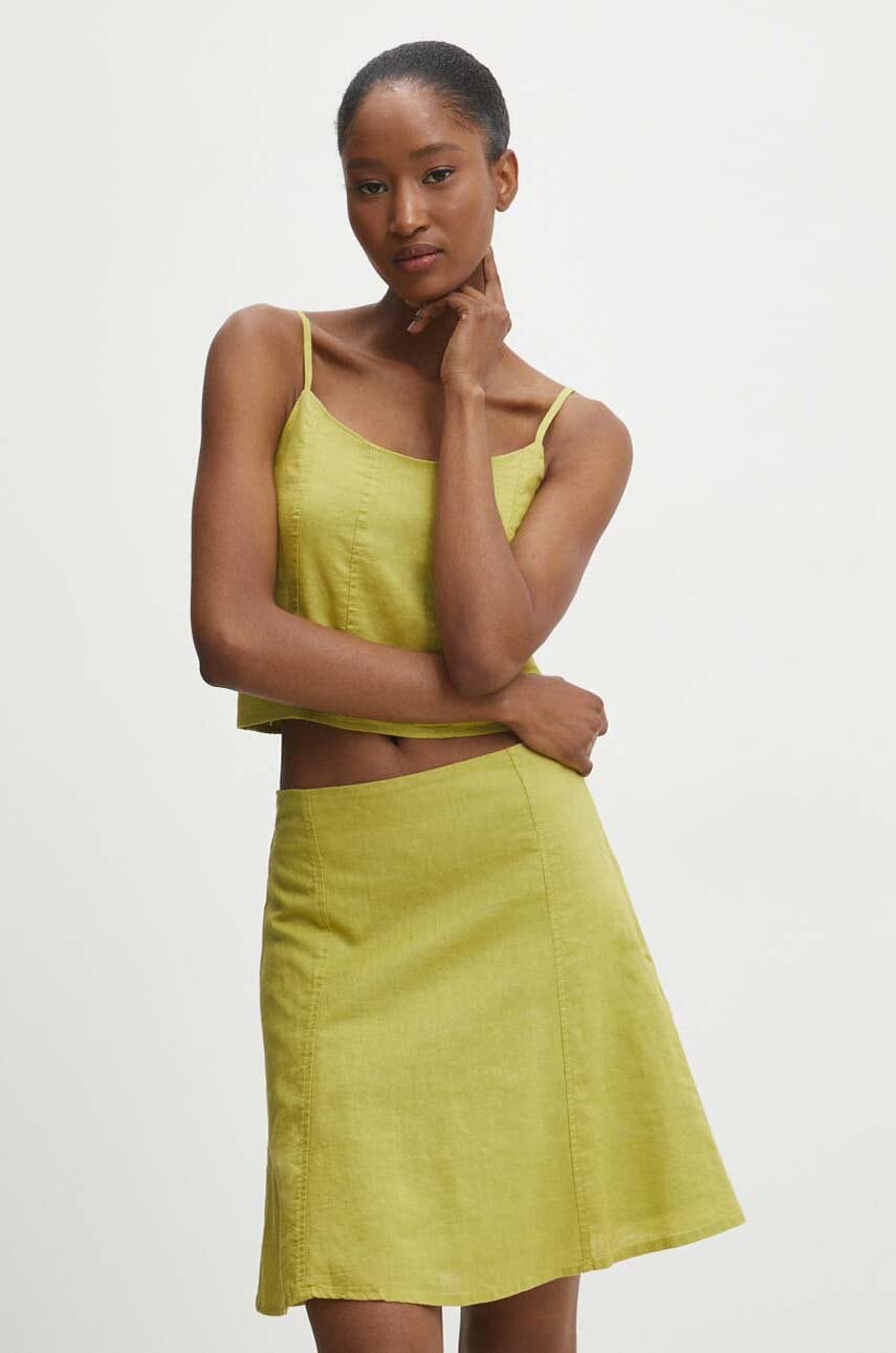 Answear Lab set de lenjerie culoarea verde