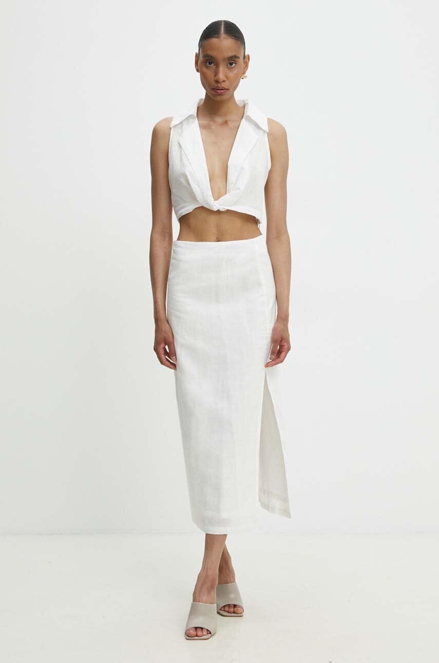 Answear Lab set complet cu lenjerie culoarea alb Answear Lab set complet cu lenjerie culoarea alb