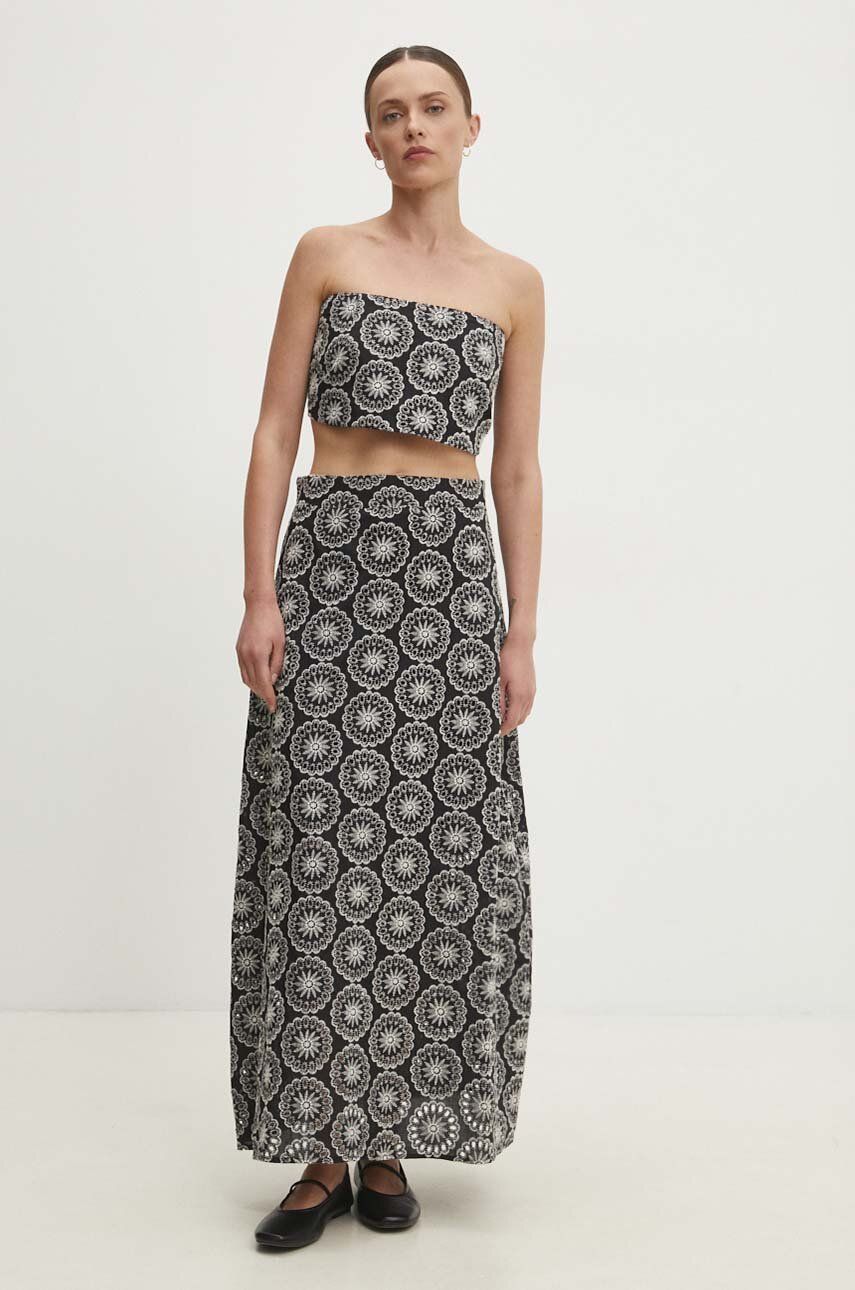 Answear Lab set din bumbac culoarea negru