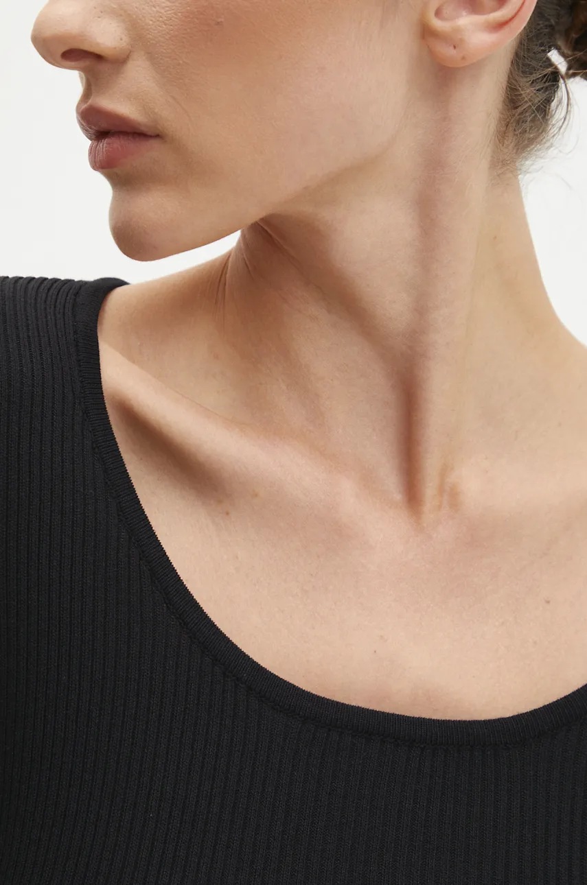 Πουλόβερ και φούστα Answear.LAB χρώμα: μαύρο φωτογραφία