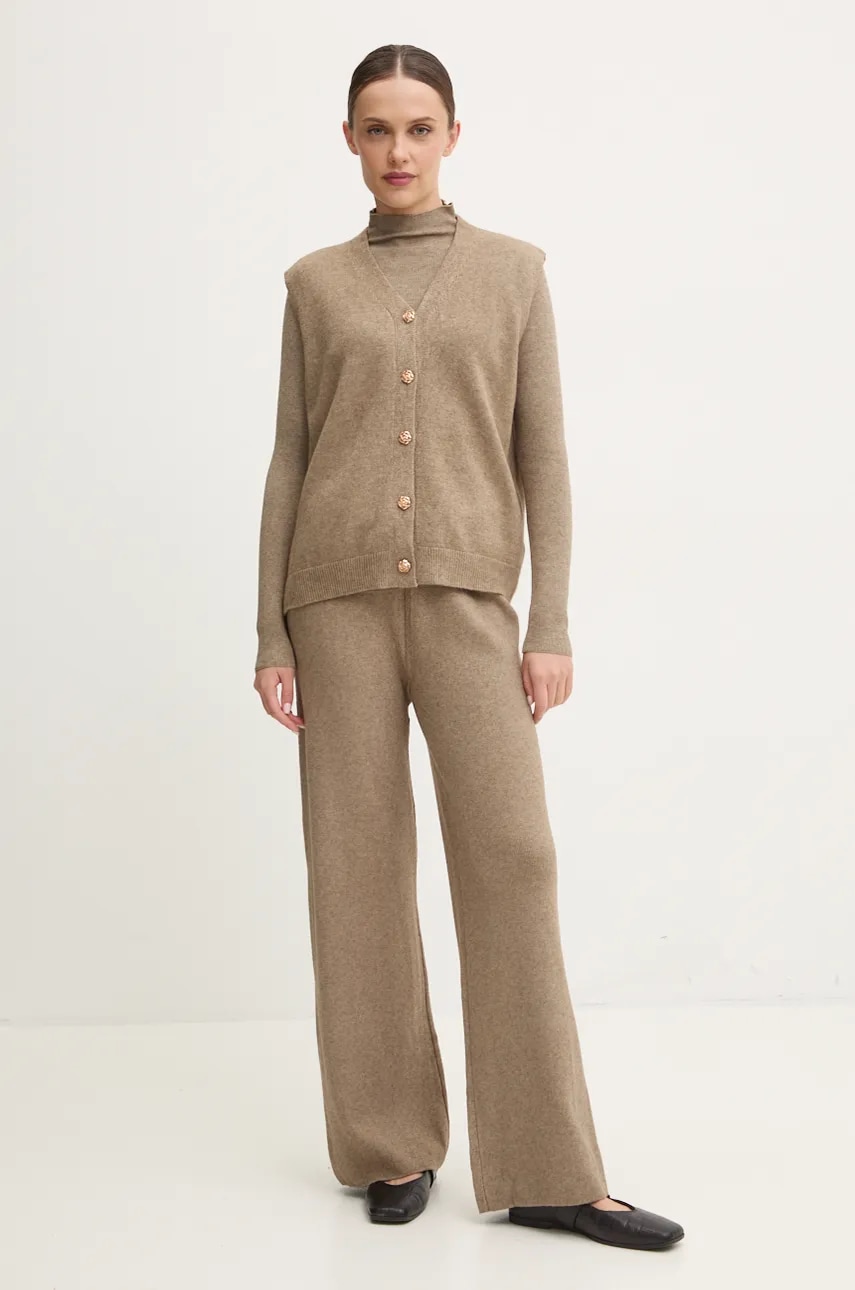 Answear Lab compleu femei, culoarea verde