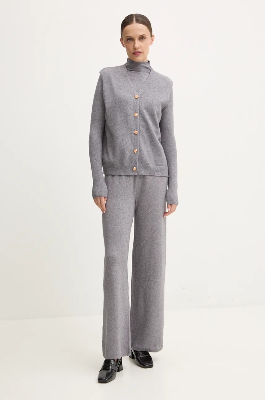 Answear Lab compleu femei, culoarea gri Answear Lab compleu femei, culoarea gri