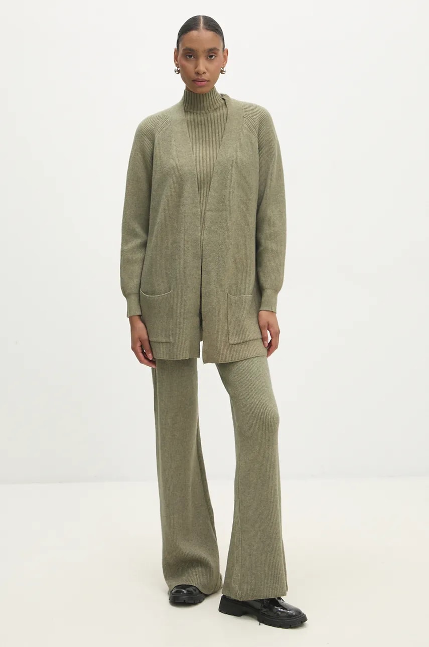 Answear Lab compleu femei, culoarea verde