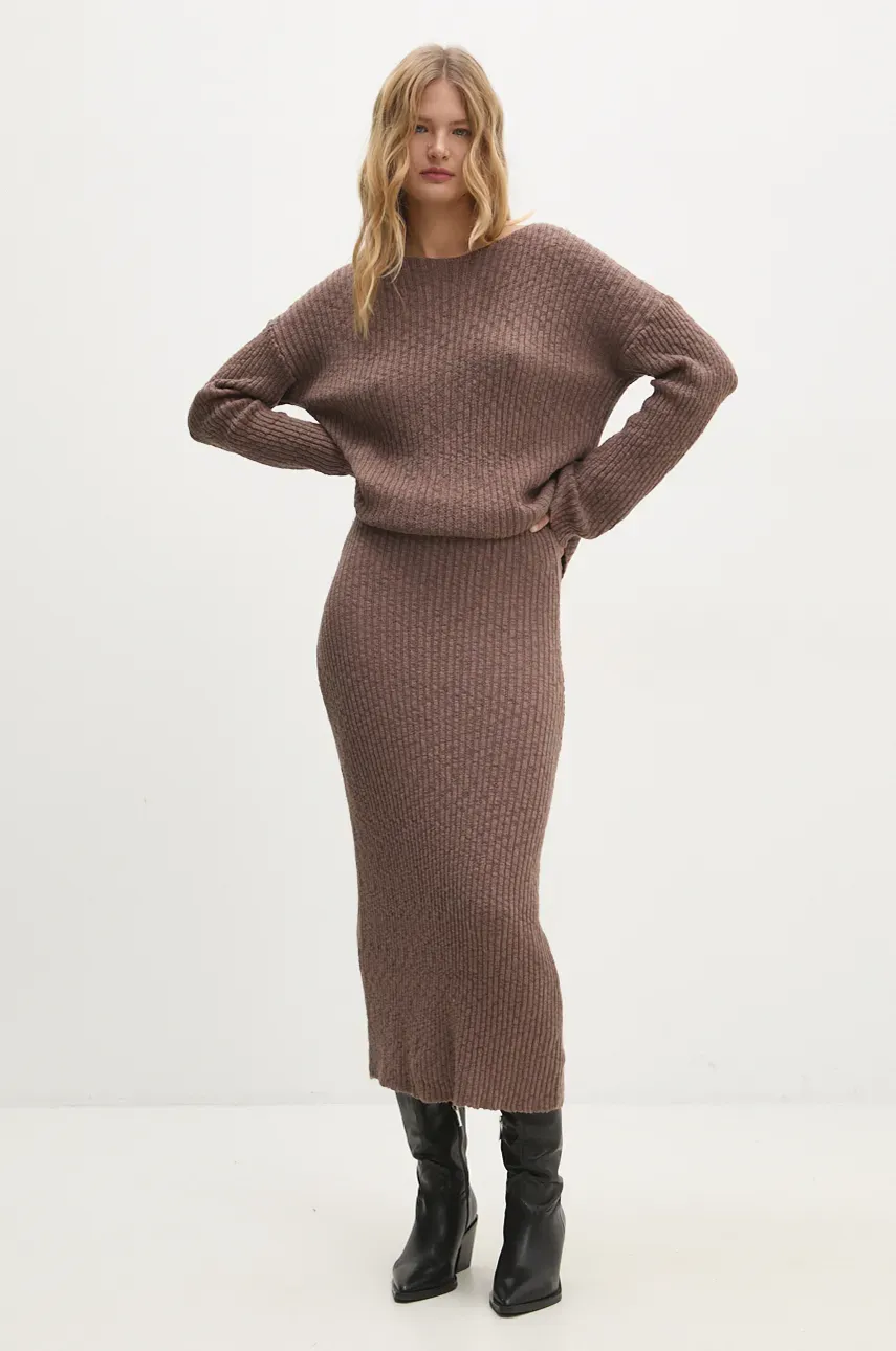 Комплект Answear.LAB женский цвет коричневый Комплект Answear.LAB женский цвет коричневый