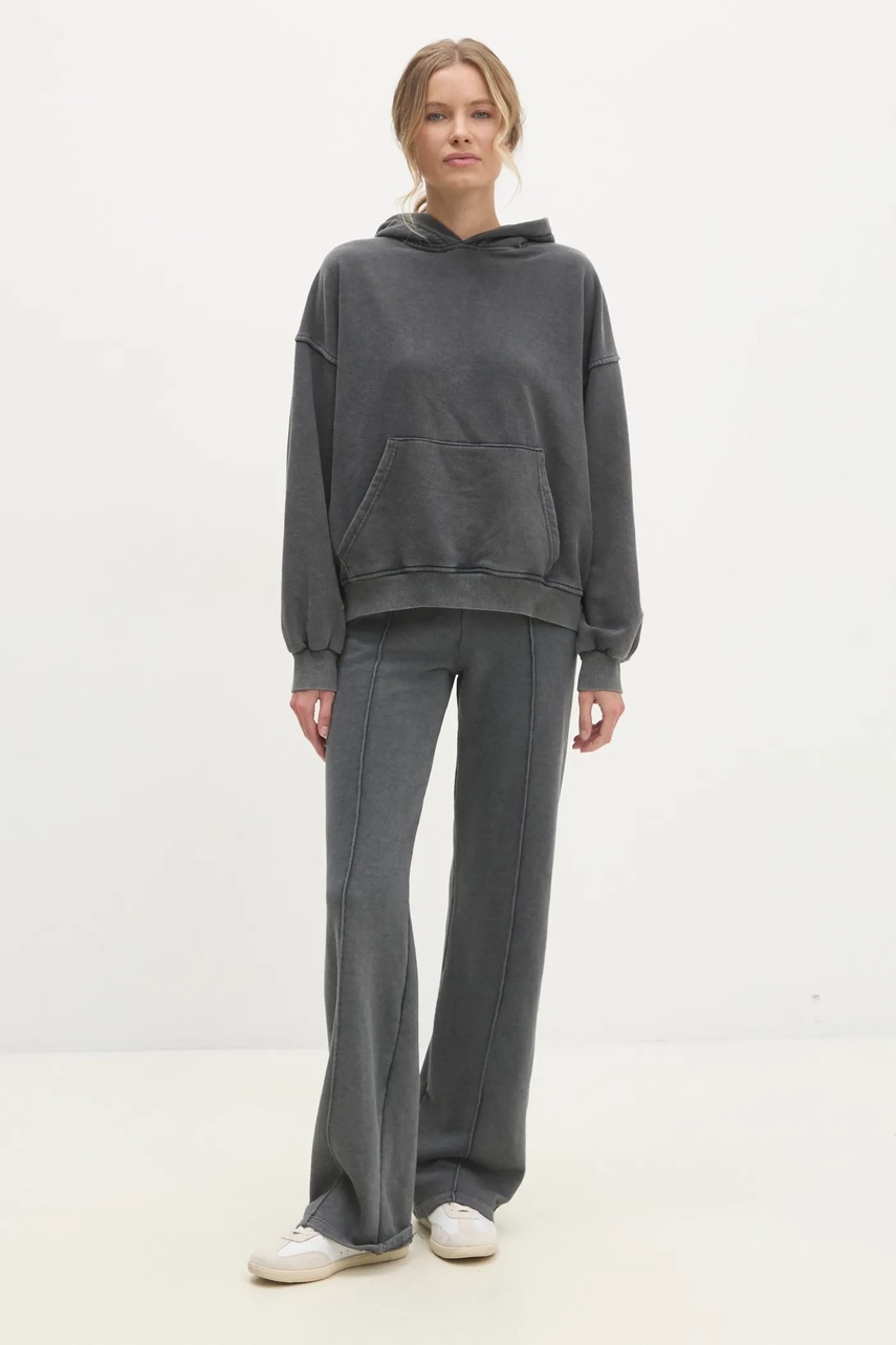 

Памучен анцуг Answear Lab в сиво, Сив
