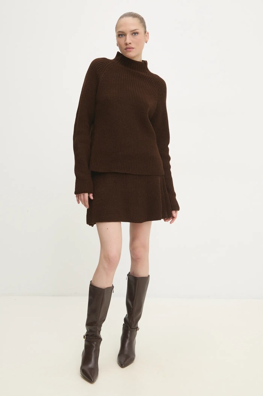 Answear Lab compleu femei, culoarea negru
